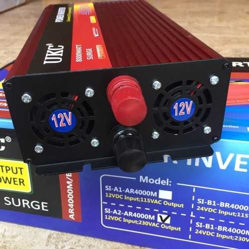 Нови ИНВЕРТОРИ UKC от 300W до 5000W -12V или 24v /220V, 29,98 лв Промо