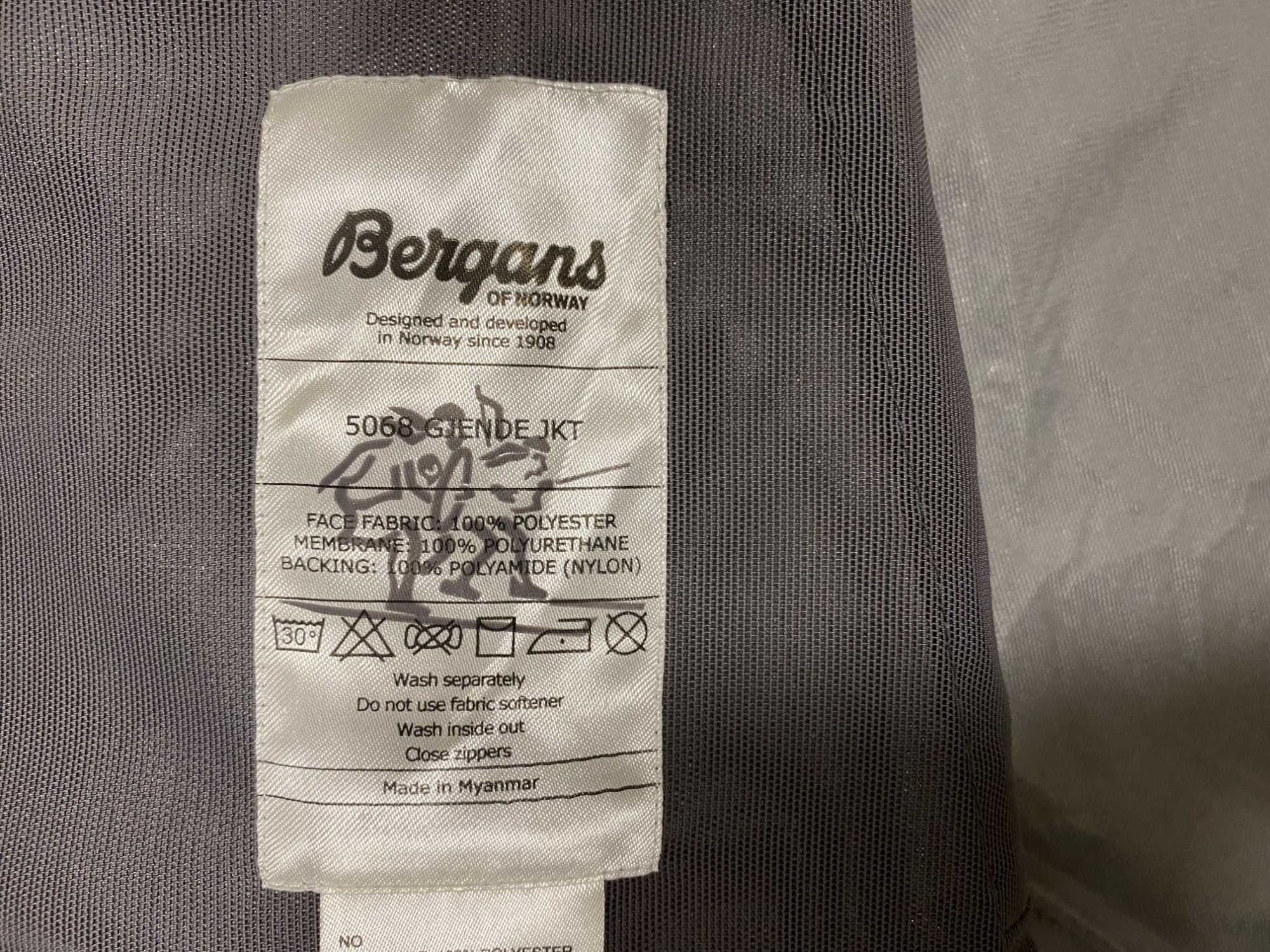 ''Bergans OF NORWAY 5068 GJENDE JKT''оригинално мъжко яке ХЛ размер