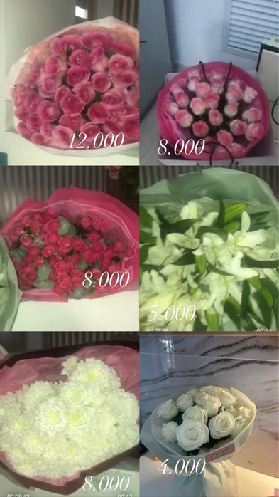 Есть букеты на любой вкус