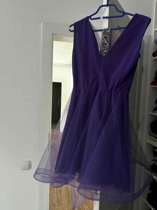 Vand rochie mov scurta marimea S