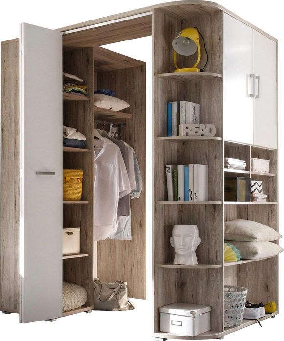 Dressing modern de colț 146,5 x 133 x 198 cm