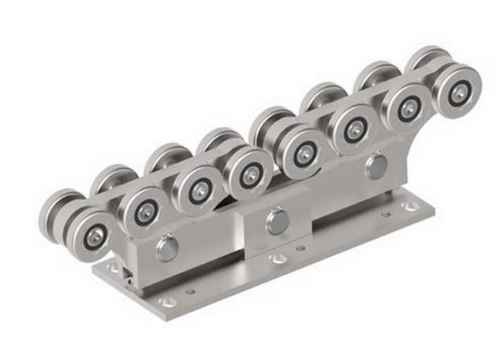 Kit autoportant industrial 12m ansamblu dublu +automatizare TAU 1200kg