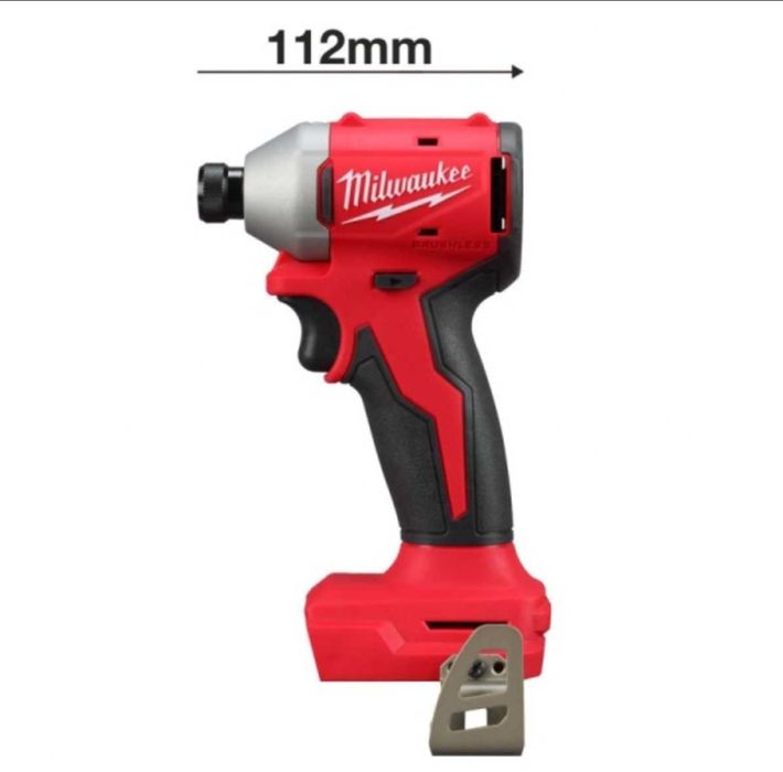 Ударен гайковерт Milwaukee, 18 V, 190 Nm, 1/4", НОВ, Гаранция.