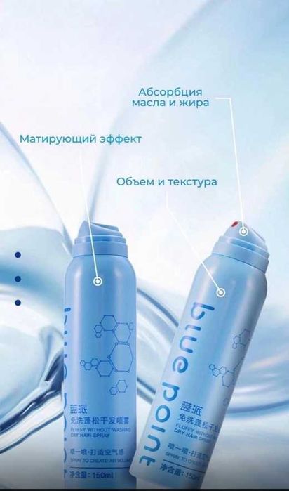 BLUE POINT Сухой шампунь для волос 150ml из первых рук