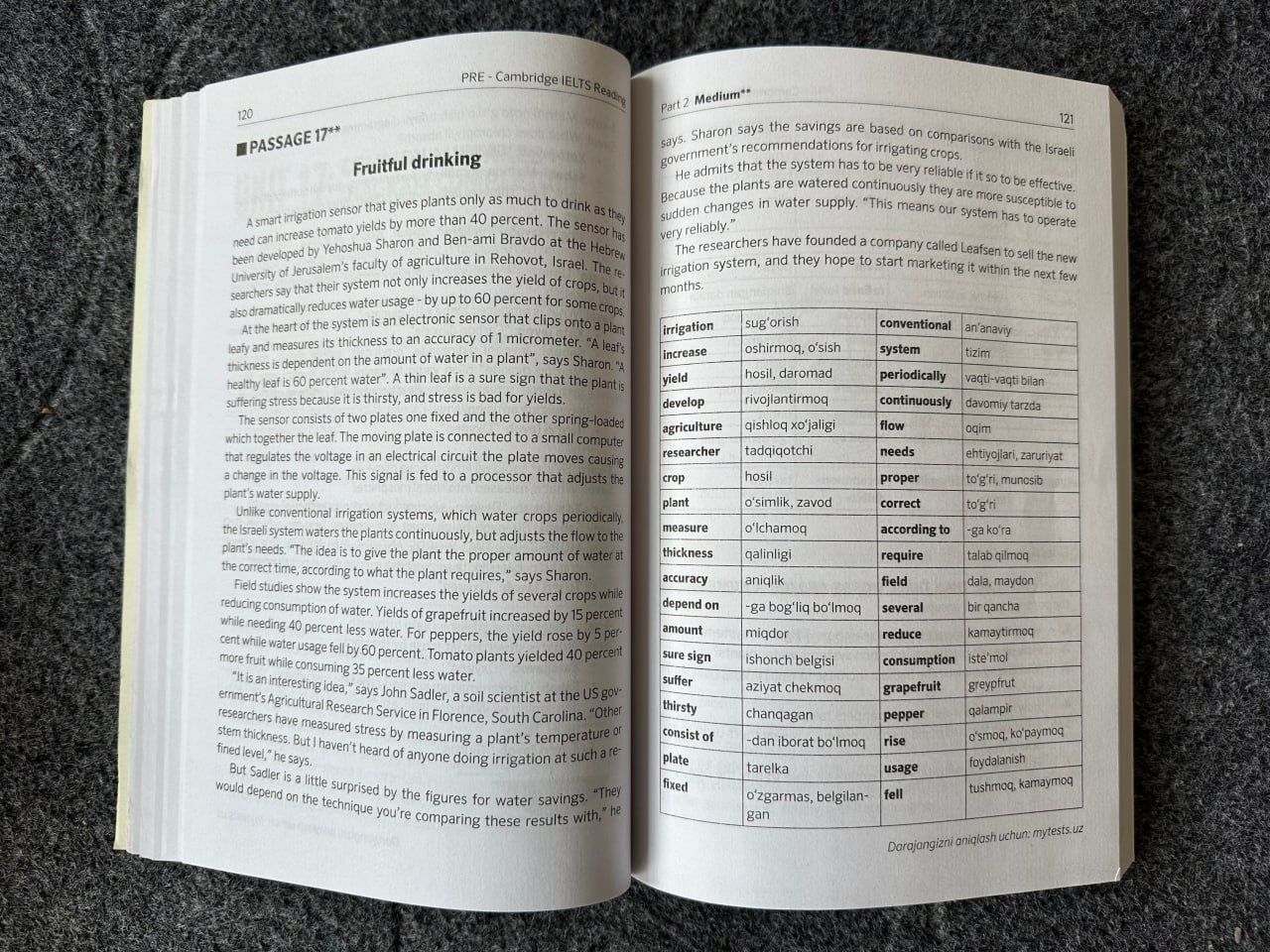 Pre-Cambridge IELTS Reading kitobi