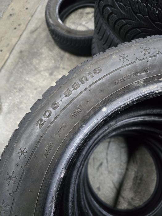 4x 205/55/16 M+S DUNLOP Stare excelentă