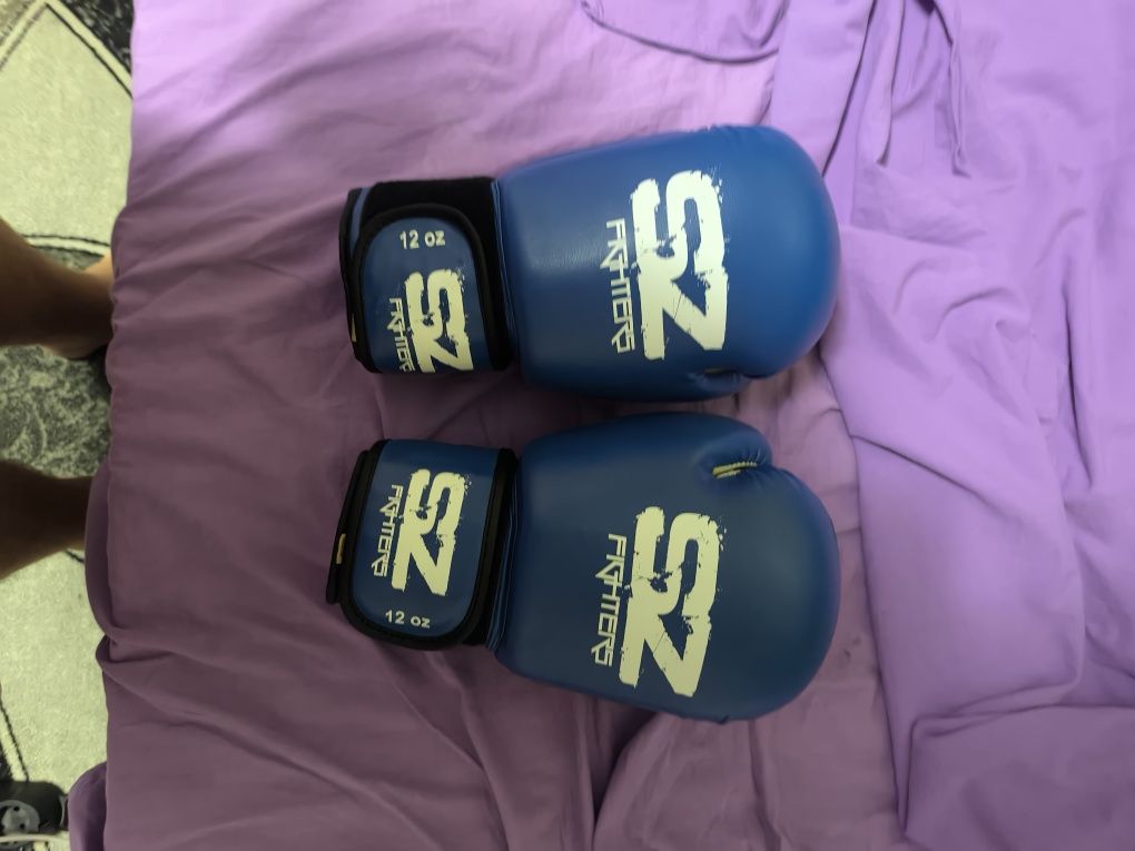 Сини ръкавици 12oz