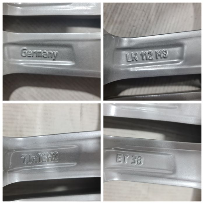 Jante 16 noi VW Seat Skoda Audi Mercedes MG, 7Jx16, ET38, 5x112