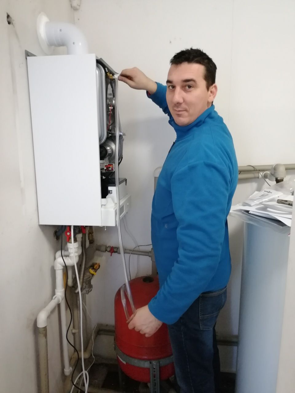 Instalatii termice, incalzire in pardoseala, pompa de caldura, AC