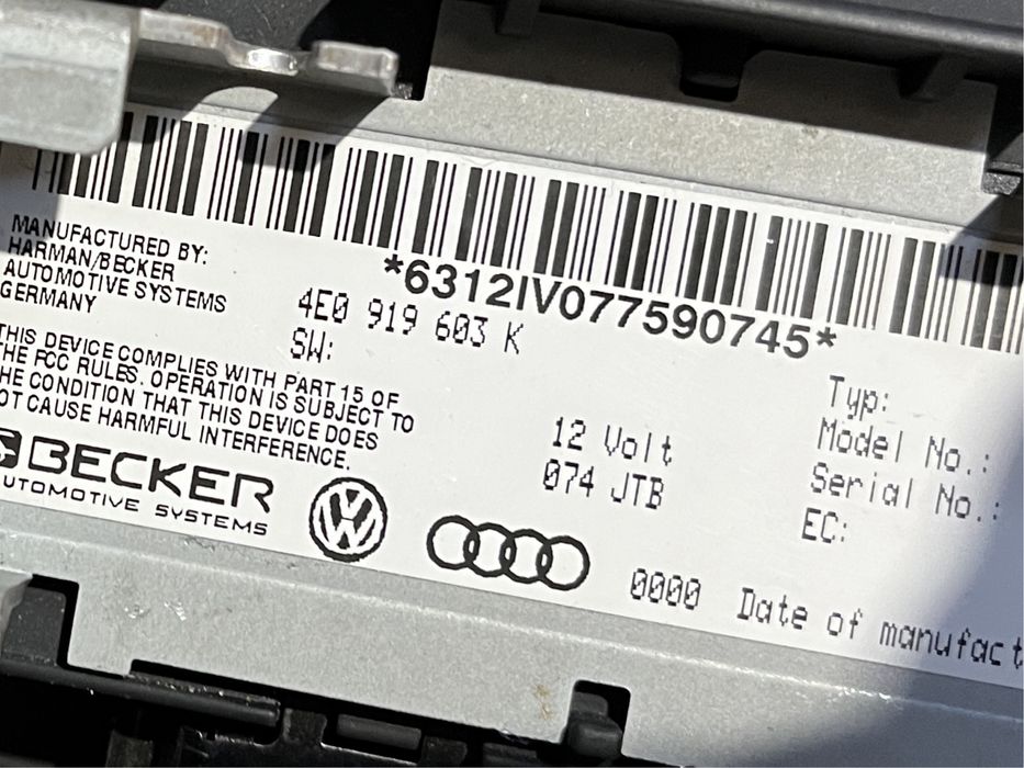 Navigatie / Display MMI Audi A8 D3