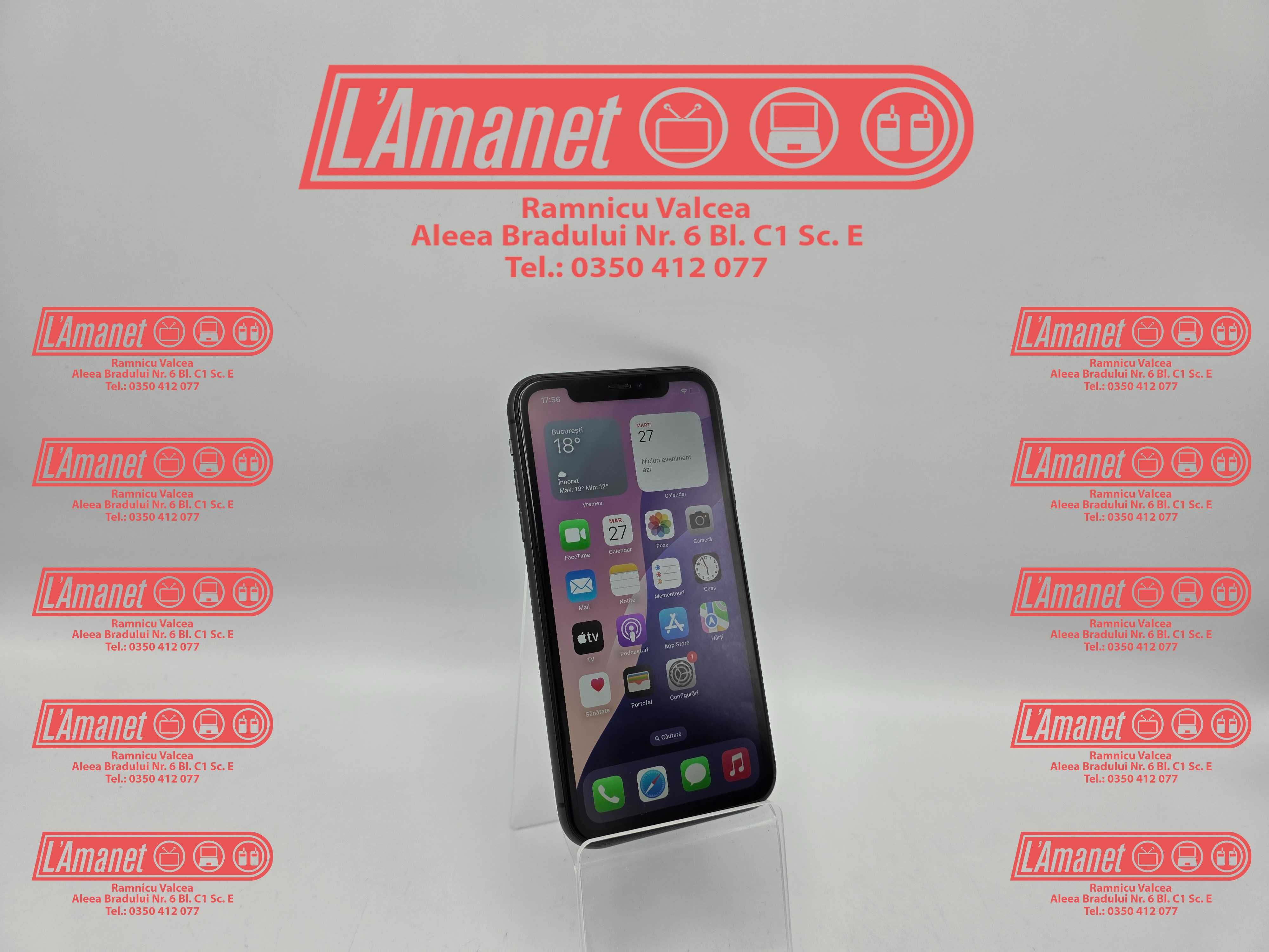 iPhone 11 Black 64GB Neverlocked Stare Buna