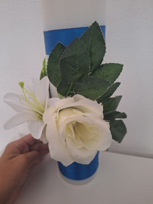 Lumanare botez baiat