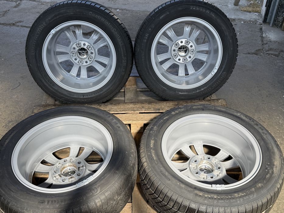 Jante aluminiu originale BMW style 656 cu anvelope de iarna 225/55 R16