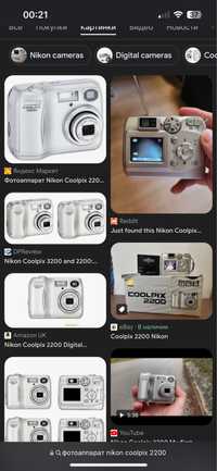 Фотоаппарат nikon coolpix 2200