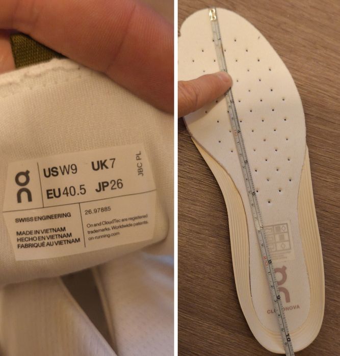 Adidași On Cloudnova Dama Mar 40.5 Impecabili