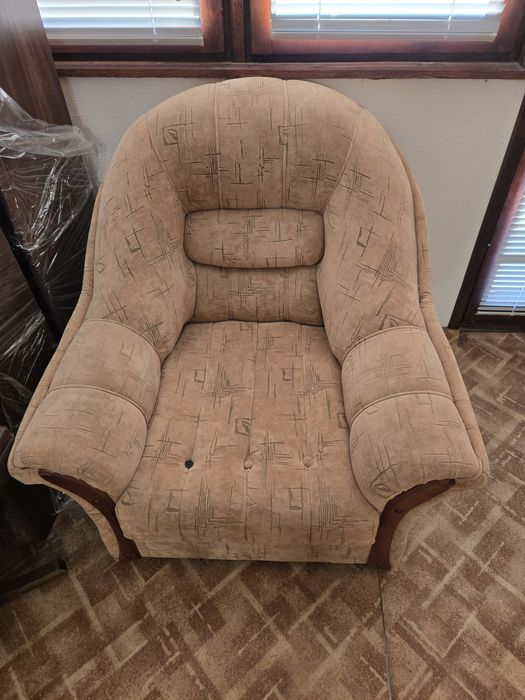 Холова гарнитура с разтегателен диван