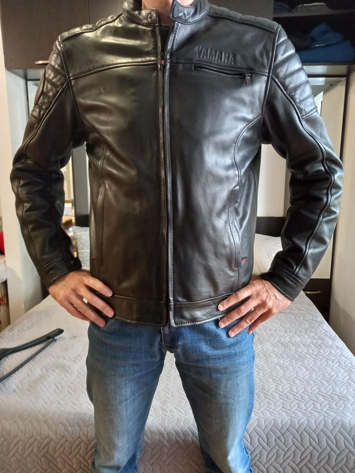 Кожено моторджийско яке RST/Oxford/YAMAHA