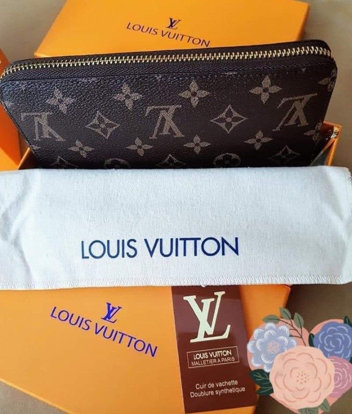 Portofel piele naturala Louis Vuitton,cutie,saculet, etichetă