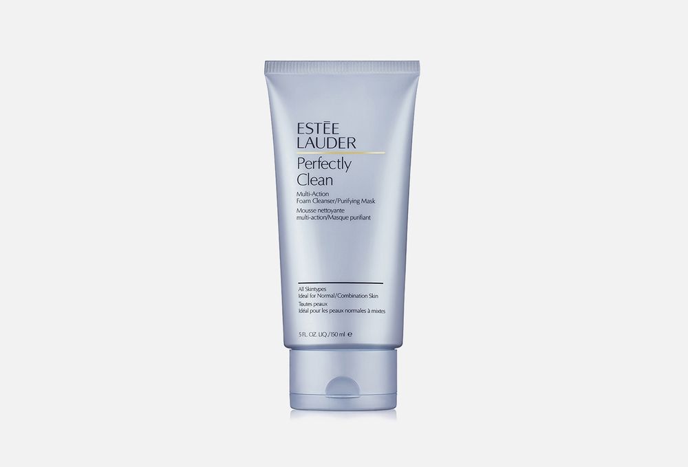 Estee lauder Perfectly Clean 2в1:пенка для умывания маска очищающая
