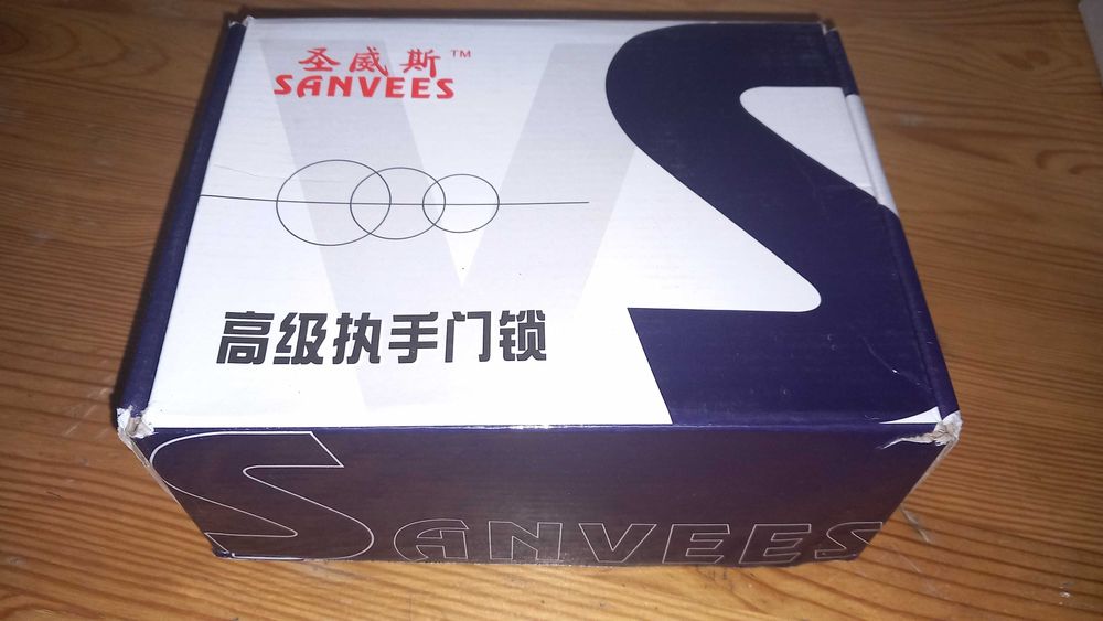 Sanvees, ручка дверные накладные ,с замком 4 ключа новая