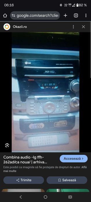 Schimb combina audio LG