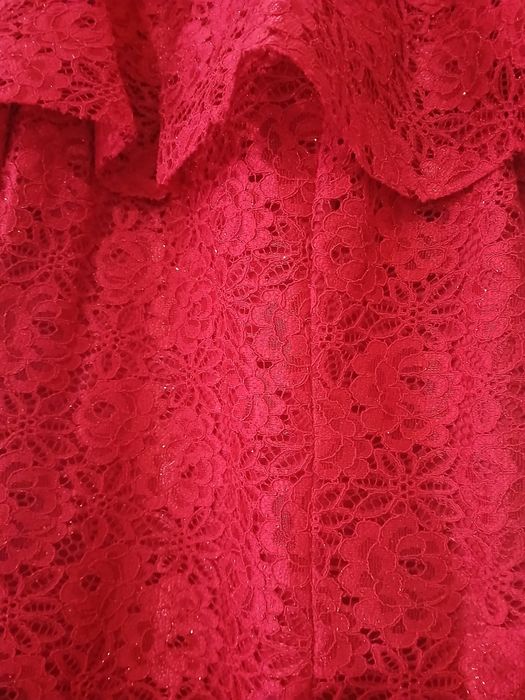 Официална червена рокля нова с етикет