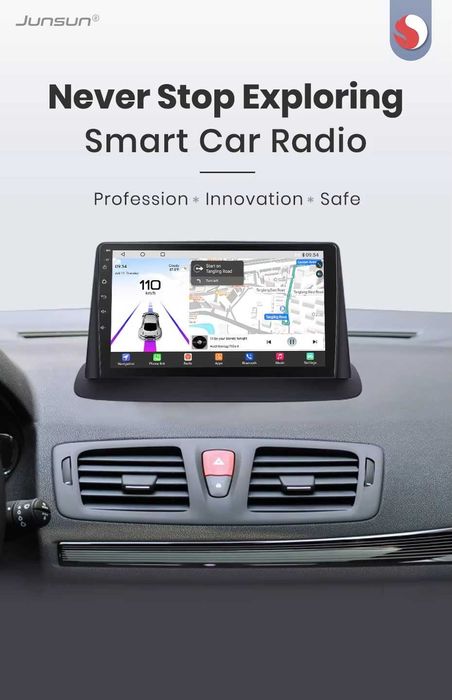 Navigatie Megane 3 / Fluence Junsun 6GB RAM 128GB Wireless Carplay