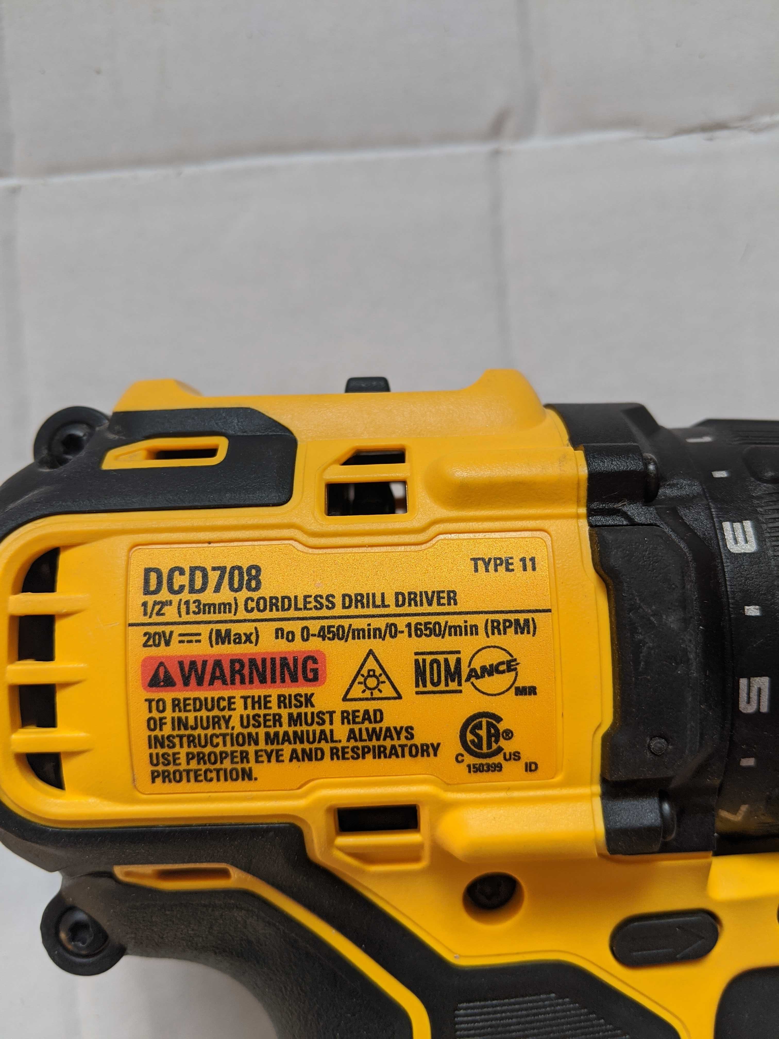 Акумулаторен винтоверт DeWALT DCD708 Внос от САЩ