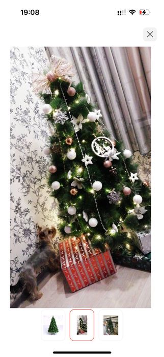 Елка очень в хорошем состояний даже новый