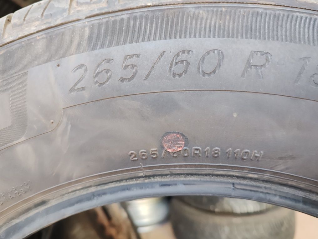 Michelin primacy LTX 265/60/18  110H