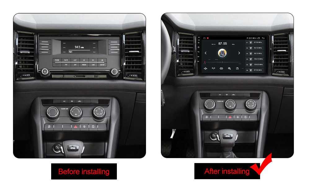 Navigatie Skoda Kodiaq 2016-2018, Android 14, 9 INCH, 4GB RAM/64GB ROM