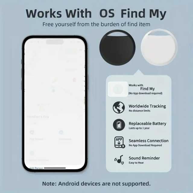 Аналог Apple AirTag / Трекер для iPhone (Find My). Новый. Продам/ОБМЕН