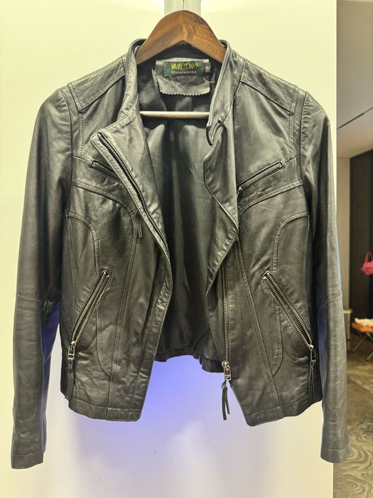 Куртка кожа натурпльная приталенная