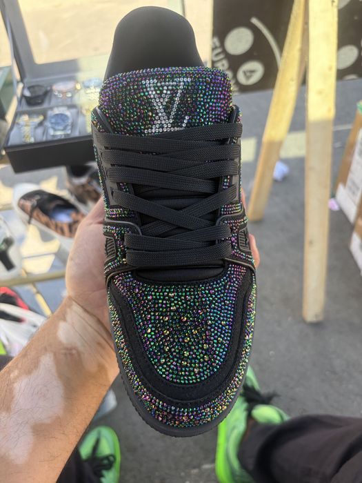 Louis vuiton cristal trainers 2025