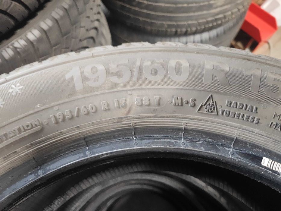 4бр.зимни гуми 195/60/15 Semperit
