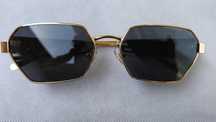 Ochelari de soare MiMiu rama aurie lentila neagra