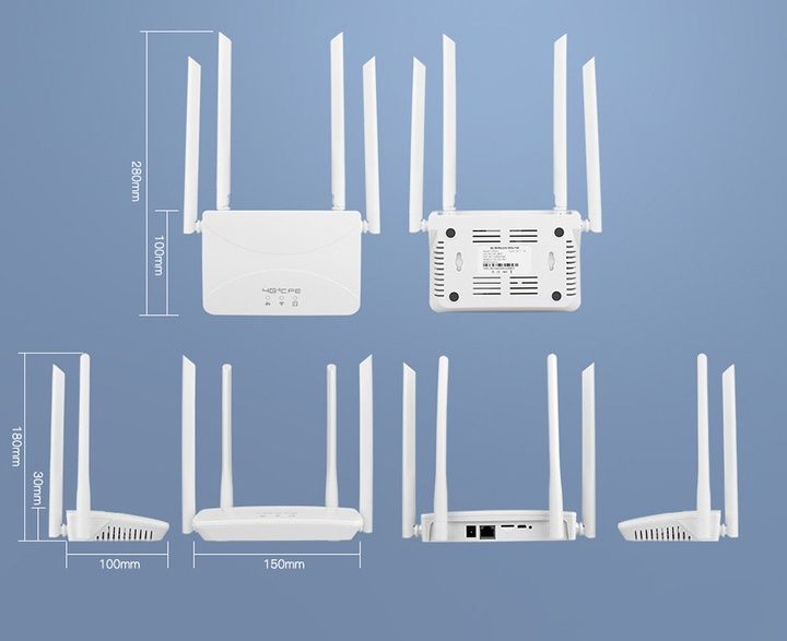 Wi-Fi роутер 4G CPE CPF912 со встроенным 4G модемом, microUSB