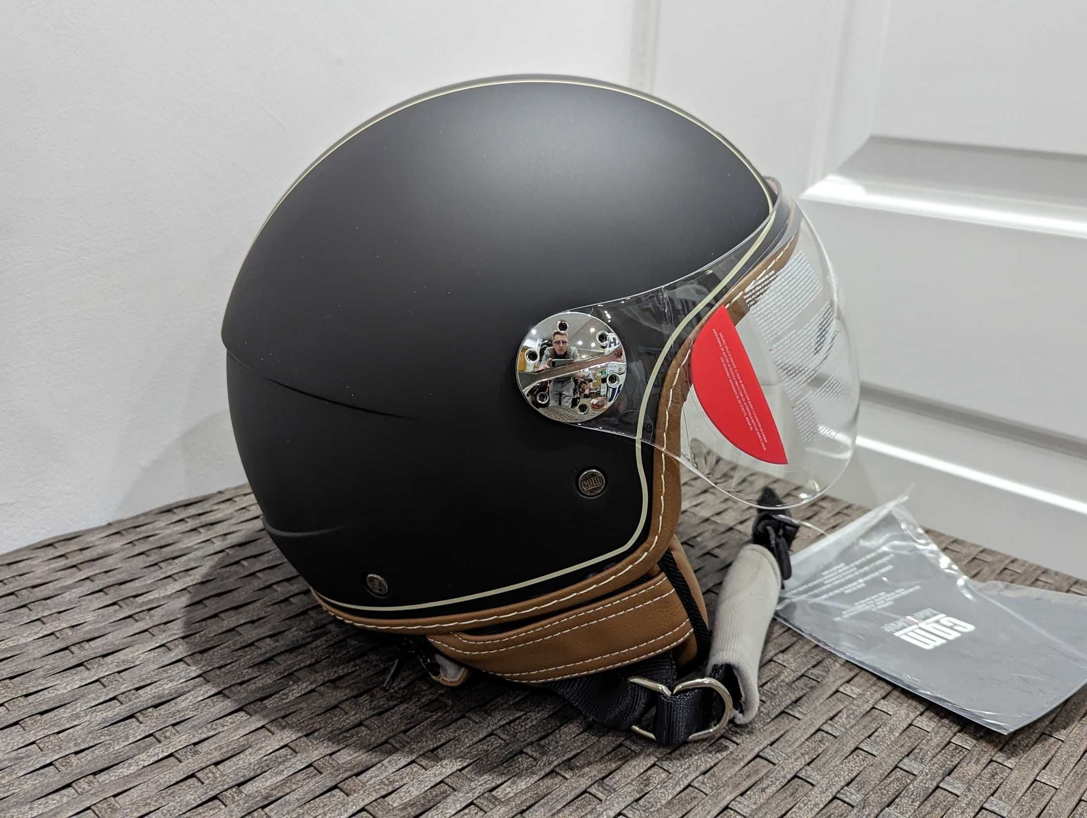 Casca moto chopper / scooter CGM , marime S - open face - Nou