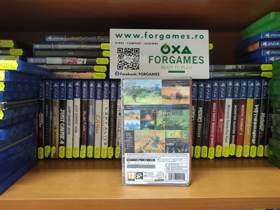 Joc The Legend of Zelda Breath of The Wild Nintendo Switch Forgames.ro