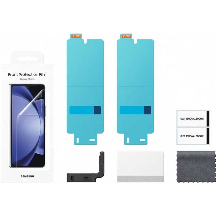 Husa Galaxy Z Fold6+Pen Z Fold5 Eco-Leather/Standing Case Strap/Clear