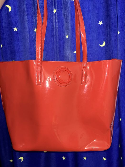 Сумка красная женская