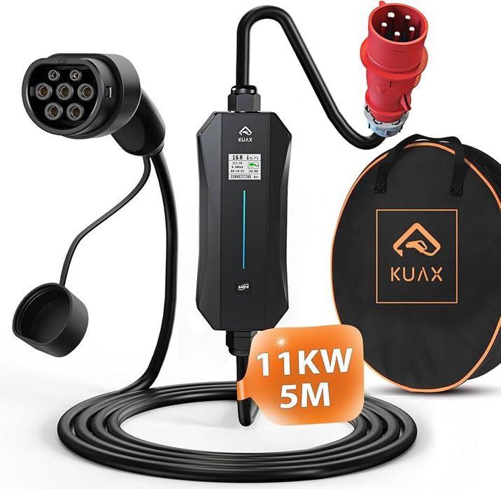 ПРОМО ! KUAX 11 kW зарядно за електрически автомобили Type 2 !