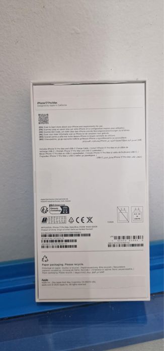 IPHONE 17 pro max  512 НЕОТВАРЯН