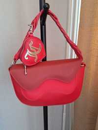 Дамска чанта juicy couture червена