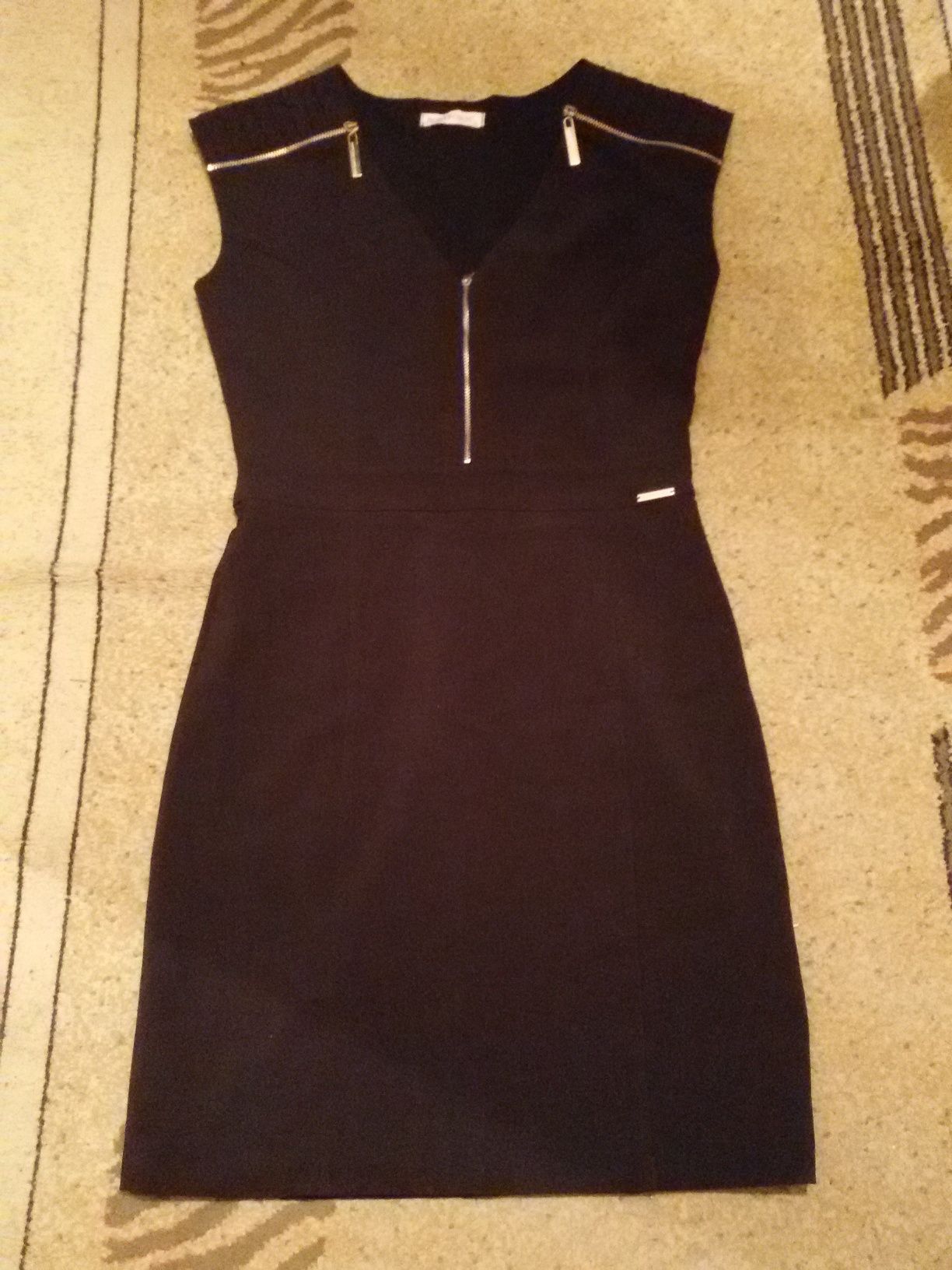 Чёрное платье на 44. Короткое и длиное