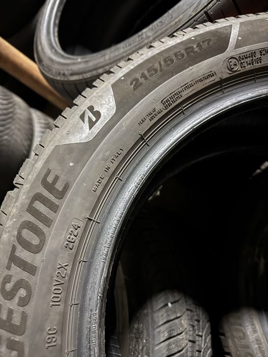 4 anvelope iarnă Bridgestone 215/55 R17 - Dot 2024/2022