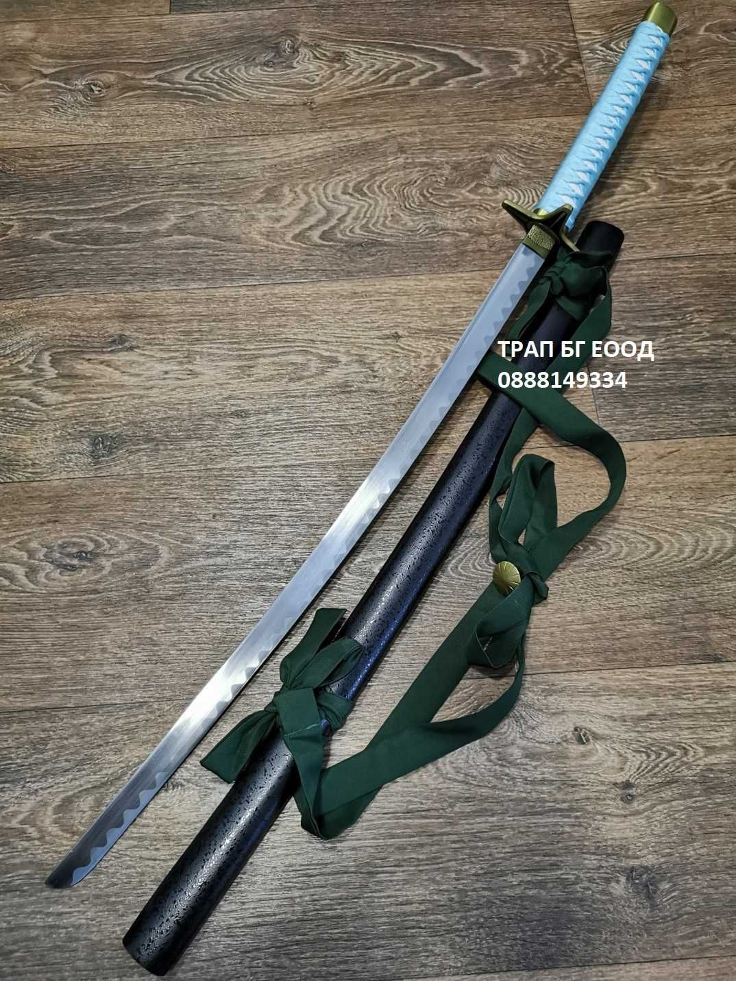 Катана Katana Меч Hyorinmaru Hijikata Toushirou Zanpakuto Bleach Blue