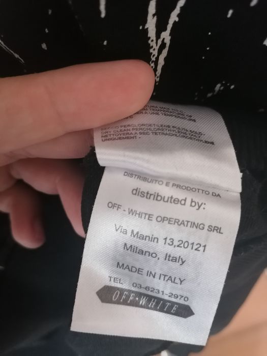 Оригинална мъжка блуза с дълъг ръкав Off-White