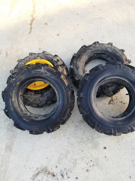 Cauciucuri tractorașe remorcute motocultoare