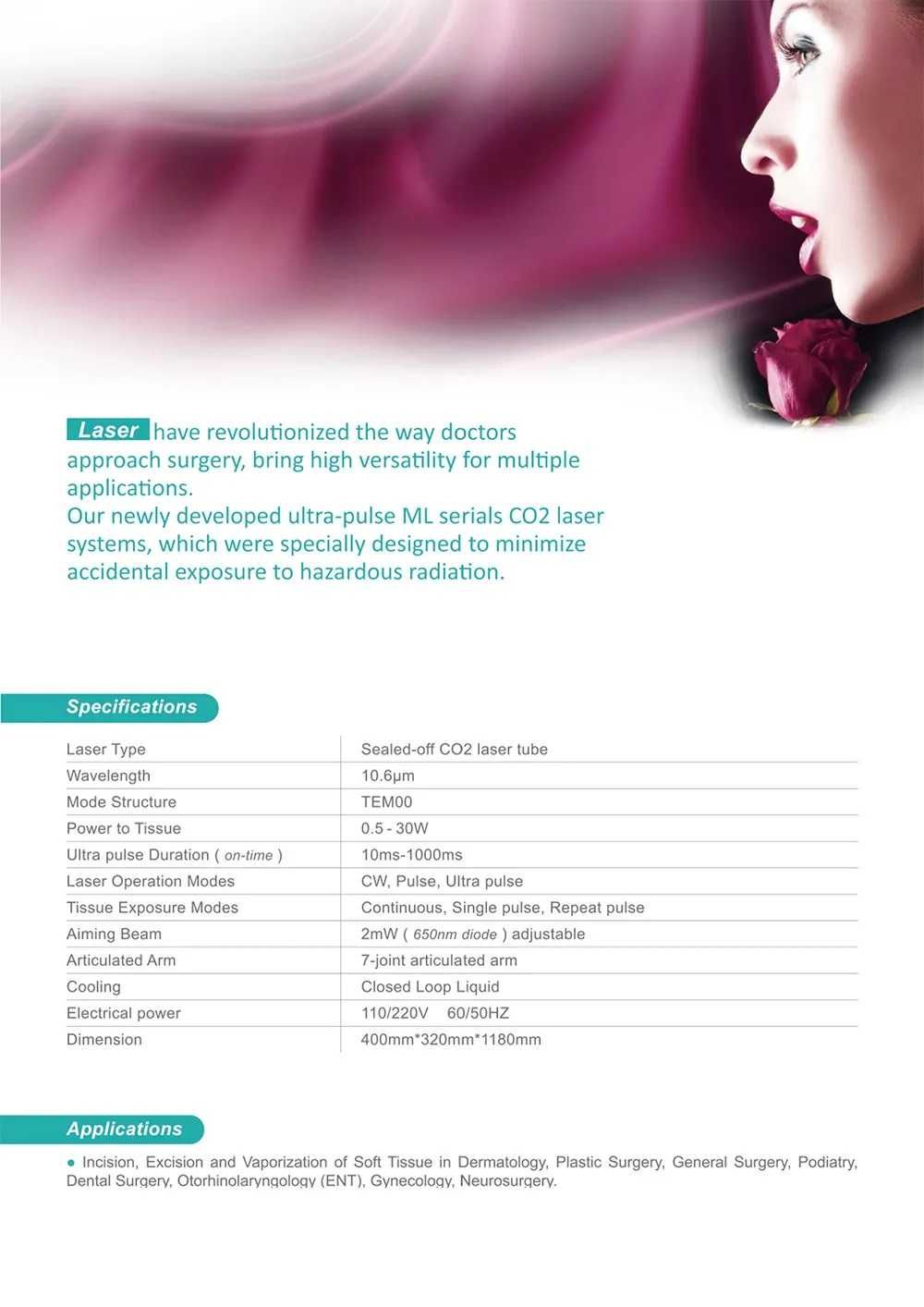 Ultra-pulse C02 laser system YSML030-CD 30W